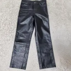 AVIREX　本革仕様　レザーパンツ 楽天市場】AVIREX/アヴィレックスレザーパンツ Black size:S