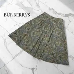 ✽BURBERRYS 90sヴィンテージ　ミディスカート ペイズリー SD377のサムネイル