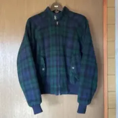 ポロ ラルフローレン チェック ウール スイングトップ ジャケット L