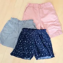 ショートパンツ　3枚セット　120cm
