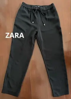 ZARA ブラック パジャマスタイルパンツのサムネイル