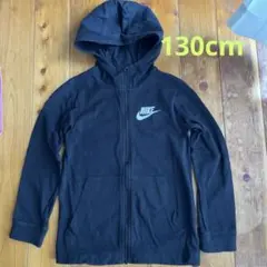 NIKE パーカー　薄手　ブラック　130cm