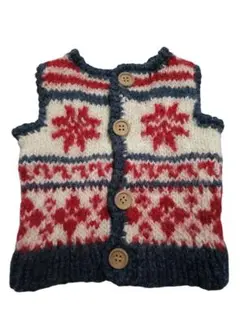 【美品】BEAMS mini★ニットベスト★90★80