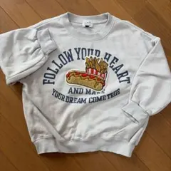 F.O.KIDS ホットドッグプリント スウェット110