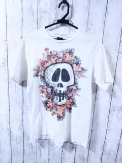 STUSSY スカルフラワー Tシャツ