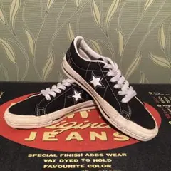 コンバース ワンスター キャンバス ブラックMADE IN USA