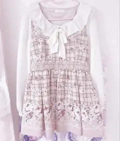 LIZLISA チュニック ミニワンピ ピンク