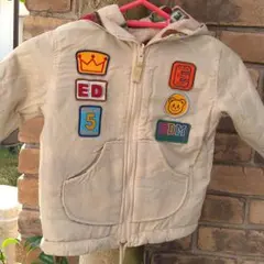 【ディズニー】　くまのプーさん　リバーシブルジャケット80.90サイズ