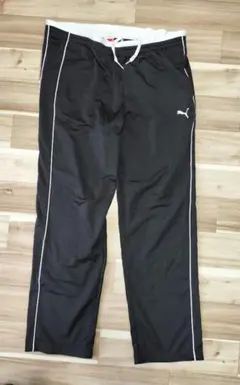 Puma ブラックジャージパンツ Lサイズ 古着 ウ31