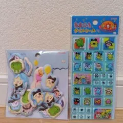 たまごっち　ぷっくりピースシール　タイルシール　2枚セット　新品未使用　正規品