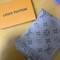 LOUIS VUITTON グレー マフラー