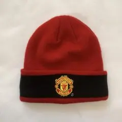 ＊最終価格＊ マンチェスター・ユナイテッド ニット帽 赤&黒