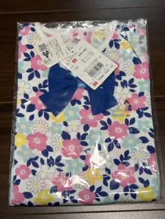 新品　ミキハウス花柄Tシャツ