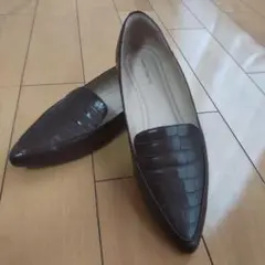 GLOBAL WORK ダークブラウン パンプス　24.5　未使用品