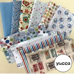 #36 カットクロス　バラエティセットF　楽しい系　約25cm x 約25cm