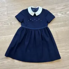 専用ファミリア　お受験　ネイビーワンピース130＋サエグサカーディガン　セット