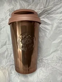 専用 新品スターバックス　ステンレスTOGOロゴタンブラー　ゴールド　ホリデー