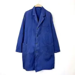70s 80s ペンキ　アトリエコート　ボロ　ユーロ　ショップコート vintage old euro Atelier Coat Shop Coat アトリエコート