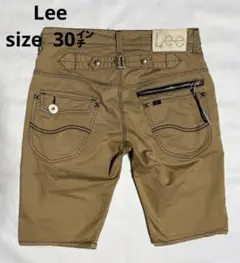 Lee ネイティブ調シンチバックハーフパンツ ベージュ　30㌅のサムネイル