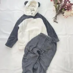 ジーユー パンダ 着ぐるみ ルームウェアセット Sのサムネイル