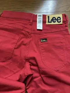 Lee 赤 スリムフィット 長ズボン