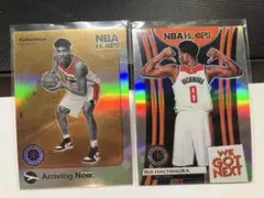 八村塁　RC prizm 2枚セット　hoops ルーキー
