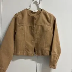 H&M ノーカラージャケット スカート　セットアップ　ベージュ 8