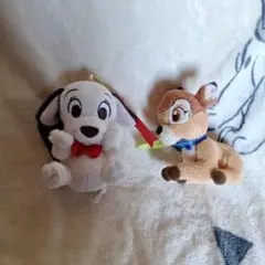 一番くじ　101匹わんちゃん　バンビ　ぬいぐるみ