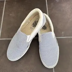 Vans ストライプ スリッポンシューズ