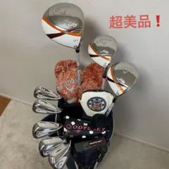 超美品　キャロウェイ　レディースゴルフクラブセット　adidas バッグ付き