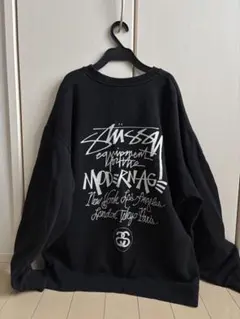 Stussy ブラック スウェット Lサイズ