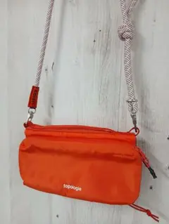 topologie オレンジ ショルダーバッグ