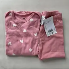 【未使用】h&m ロンパース レギンス セット 長袖 ハート ボディスーツ