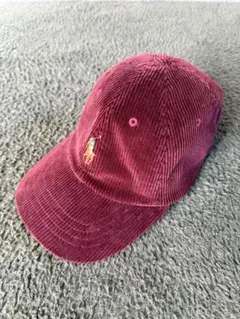 ポロ　ラルフローレン　コーデュロイ　キャップ