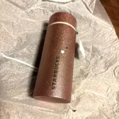 バレンタイン2025ステンレスボトル　グリッターピンク　355ml