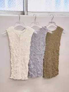 todalful 2way Sheer Knitvest