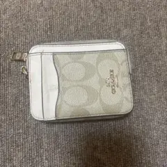 COACH パスケース IDカード入れ付き