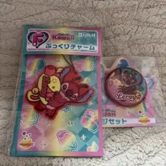 ディズニー リロイ グッズセット チャーム 缶バッジ ステッチ1番くじ