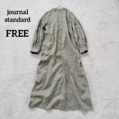 journal standardフレンチリネン ボリュームスリーブワンピースのサムネイル