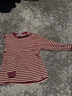 FREAK'S STORE ボーダー ロングTシャツ Lのサムネイル
