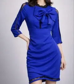 新品未使用⭐︎ タイト　上品　きれいめミニドレス　シースルードレス