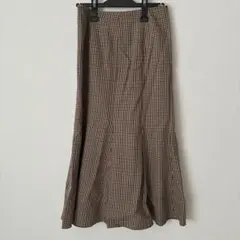 Demi-Luxe BEAMS フレアスカート　チェック柄のサムネイル