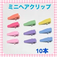 2.4cm ヘアクリップ やっとこピン★10本★リカちゃん イーマリー ブライス