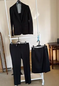 THE SUIT COMPNY ウォッシャブルスーツ　3点セット　ブラック　40