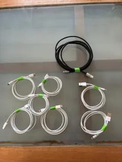 Lightningケーブル 8本セット ホワイト ブラック