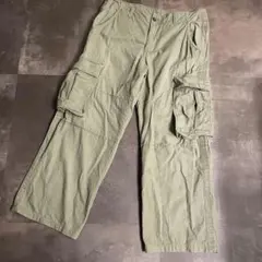 00s NO BOUNDARIES ワイドカーゴパンツ M-64 軍パン