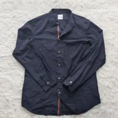 ポールスミス 現行 長袖シャツ マルチストライプ ネイビー