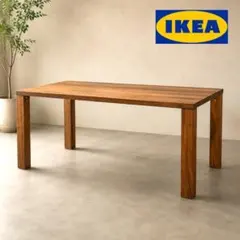 IKEA　HJORSTA　ダイニングテーブル　W180　ウォールナット　無垢材 IKEA HJORSTA ダイニングテーブル W180 ウォールナット 無垢材 - メルカリ