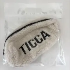 TICCA クリーム色 ポーチ 約20cm