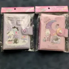 クーリア　マイシールバインダーキラキラグリッター 猫＆うさぎ柄　2点セットのサムネイル